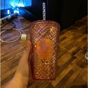 Grande Rose Gold Starbucks holiday cup 16 oz